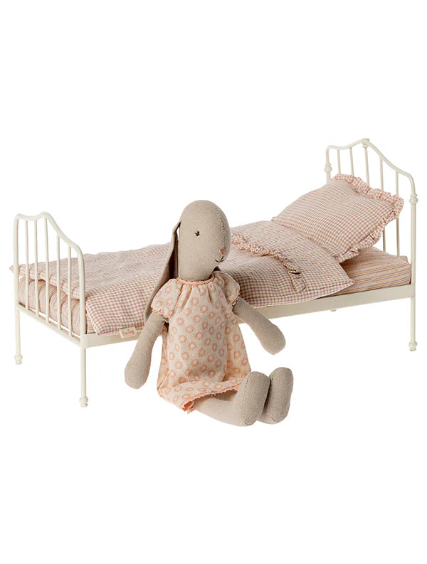 Maileg Miniature Metal Bed, Mini - Purple (Maileg Dollhouse)