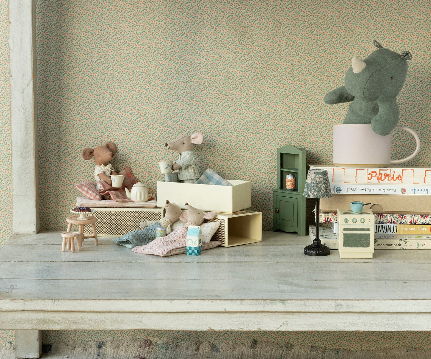 Little sister mouse in matchbox - by Maileg