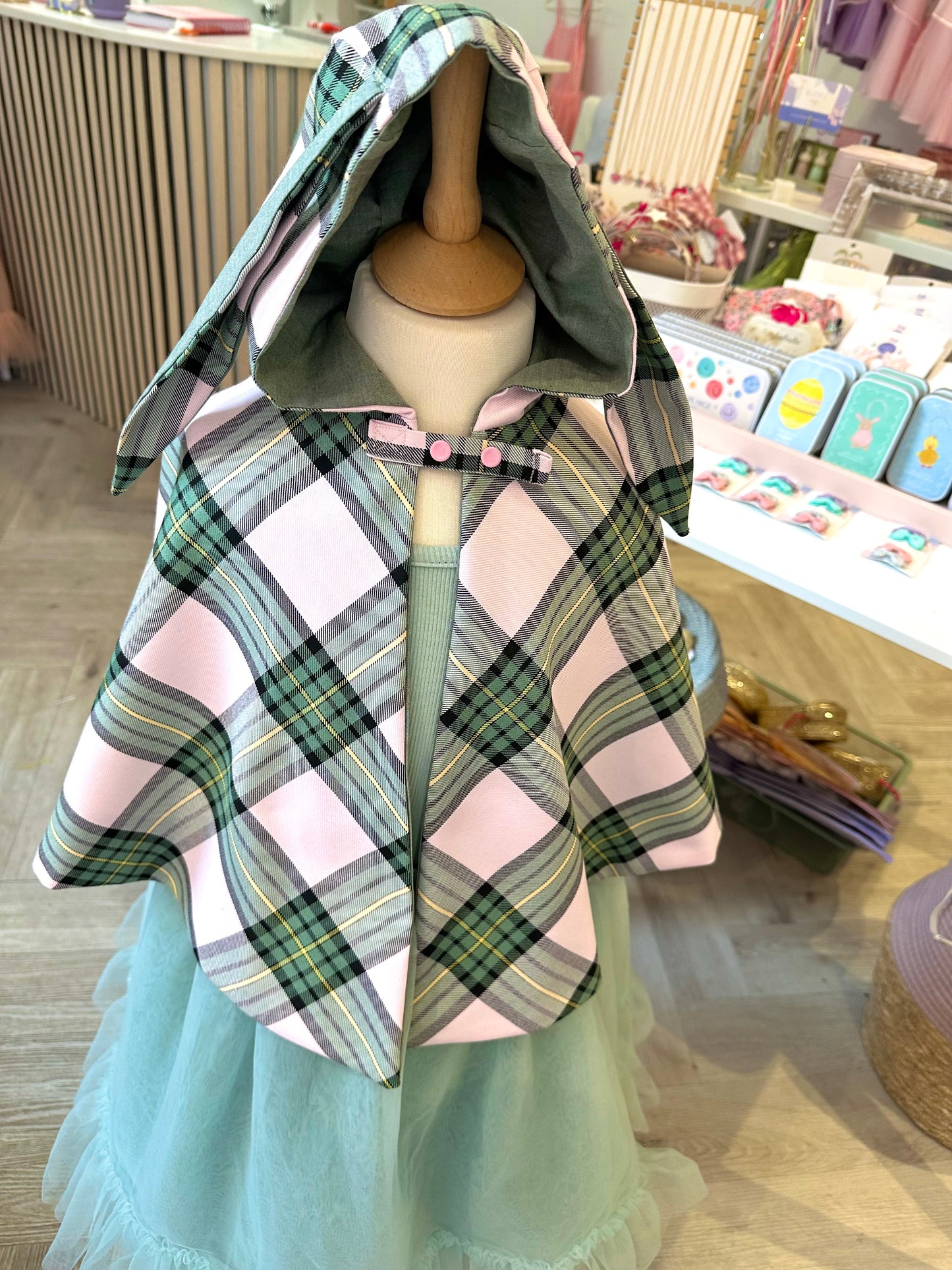 Bluebell Bunny cape. Handmade