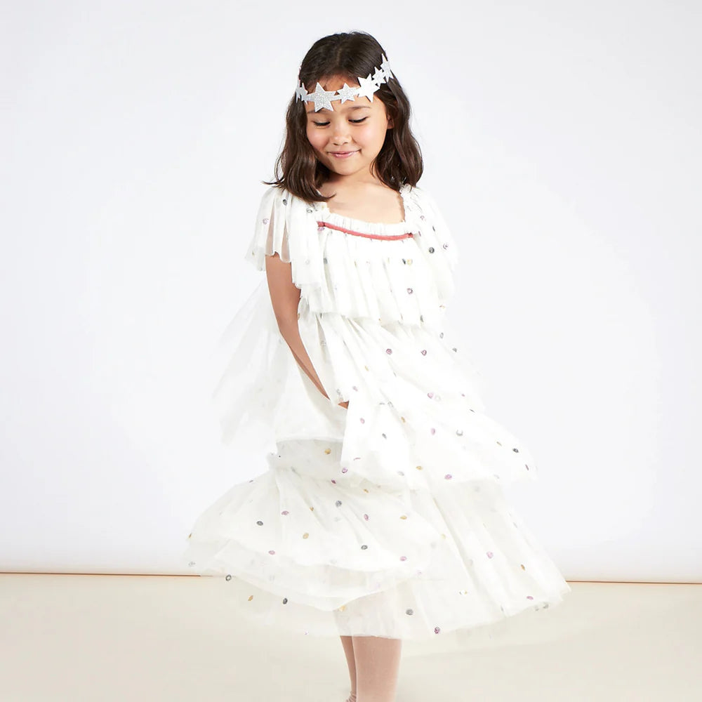 Sequin tulle angel costume by Meri Meri 3-4 years