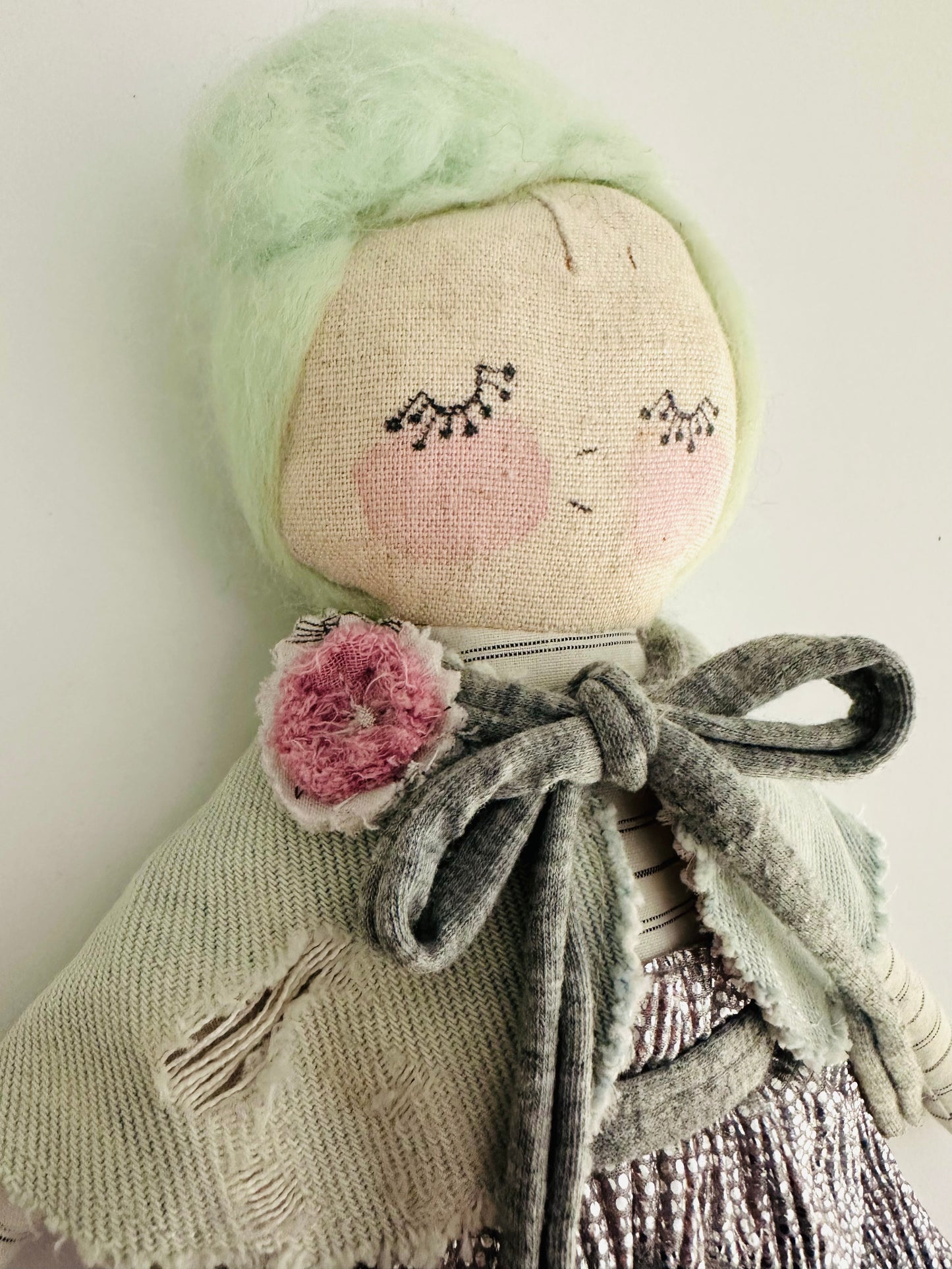 Dreamy Daisy Rag Doll Handmade by us at Bluebell