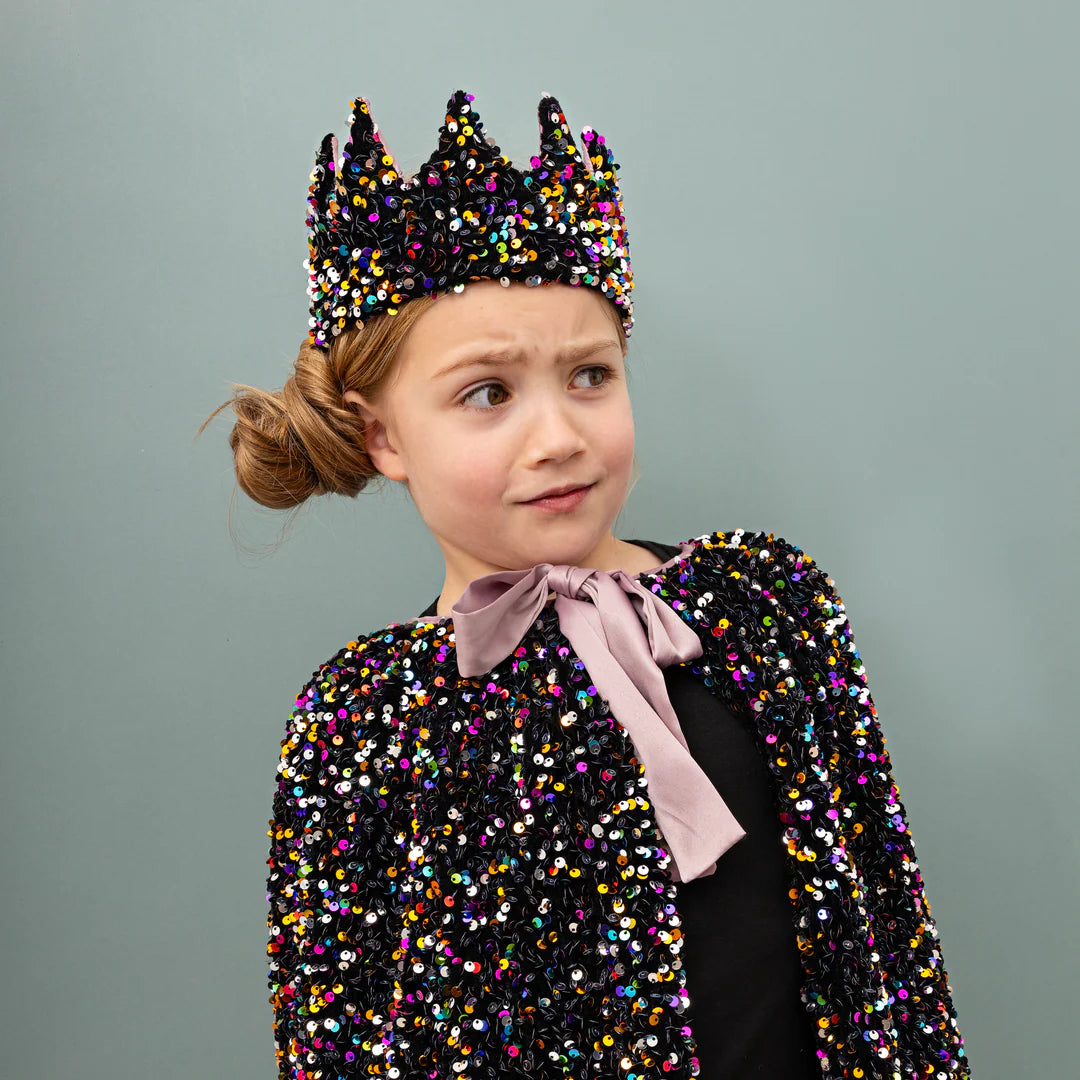 Rainbow Sequin Dazzle Crown by MiMi and Lula