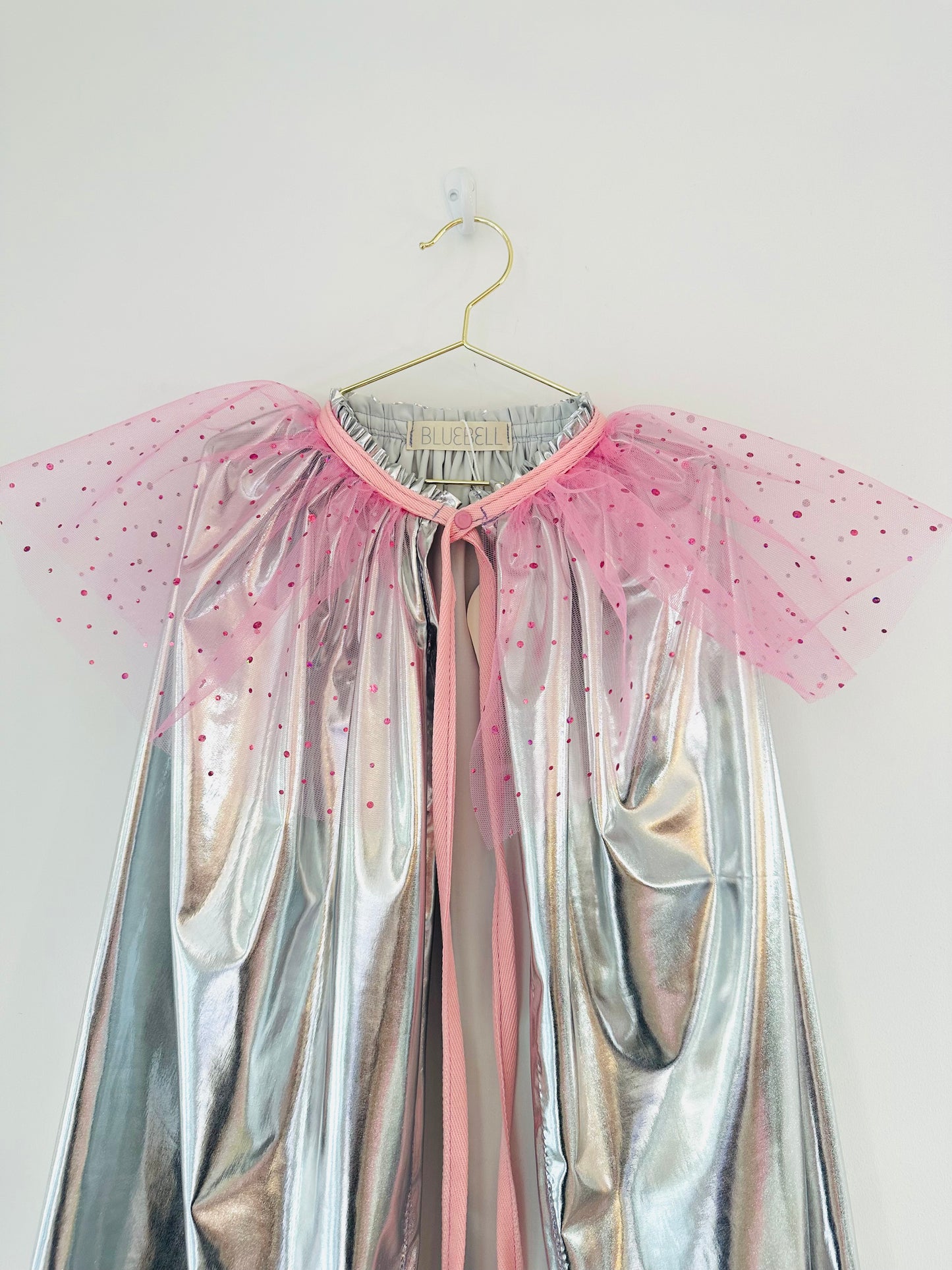Metallic tulle sequin cape by Bluebell
