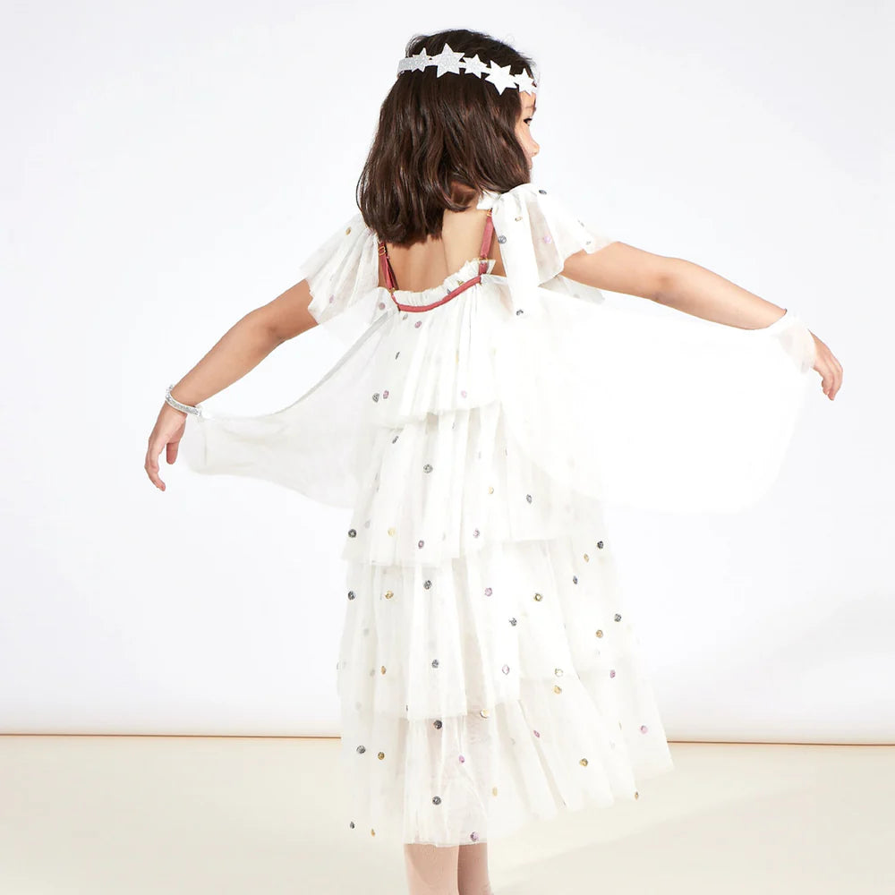 Sequin tulle angel costume by Meri Meri 3-4 years