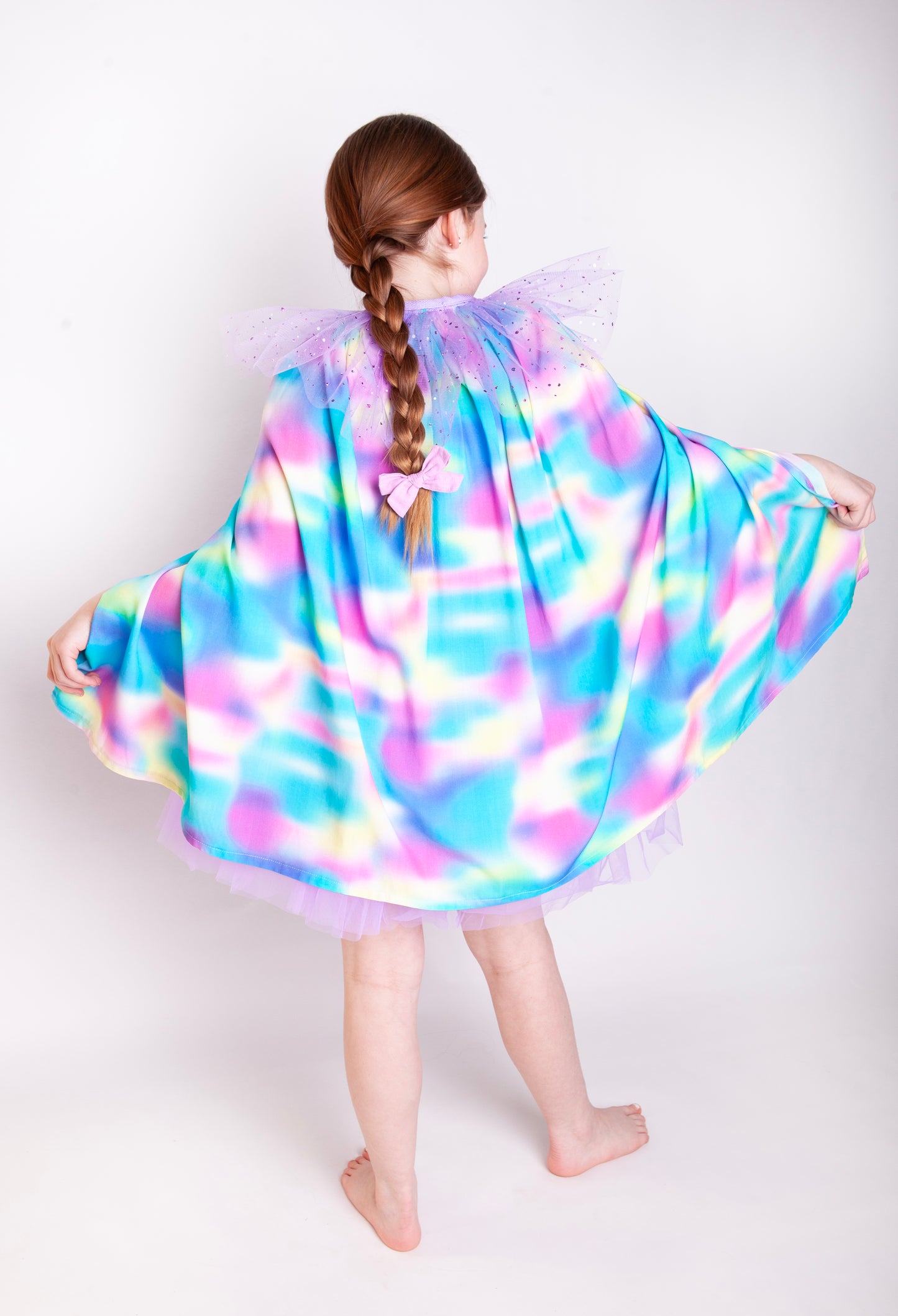 Rainbow dreams cape - purple by Bluebell
