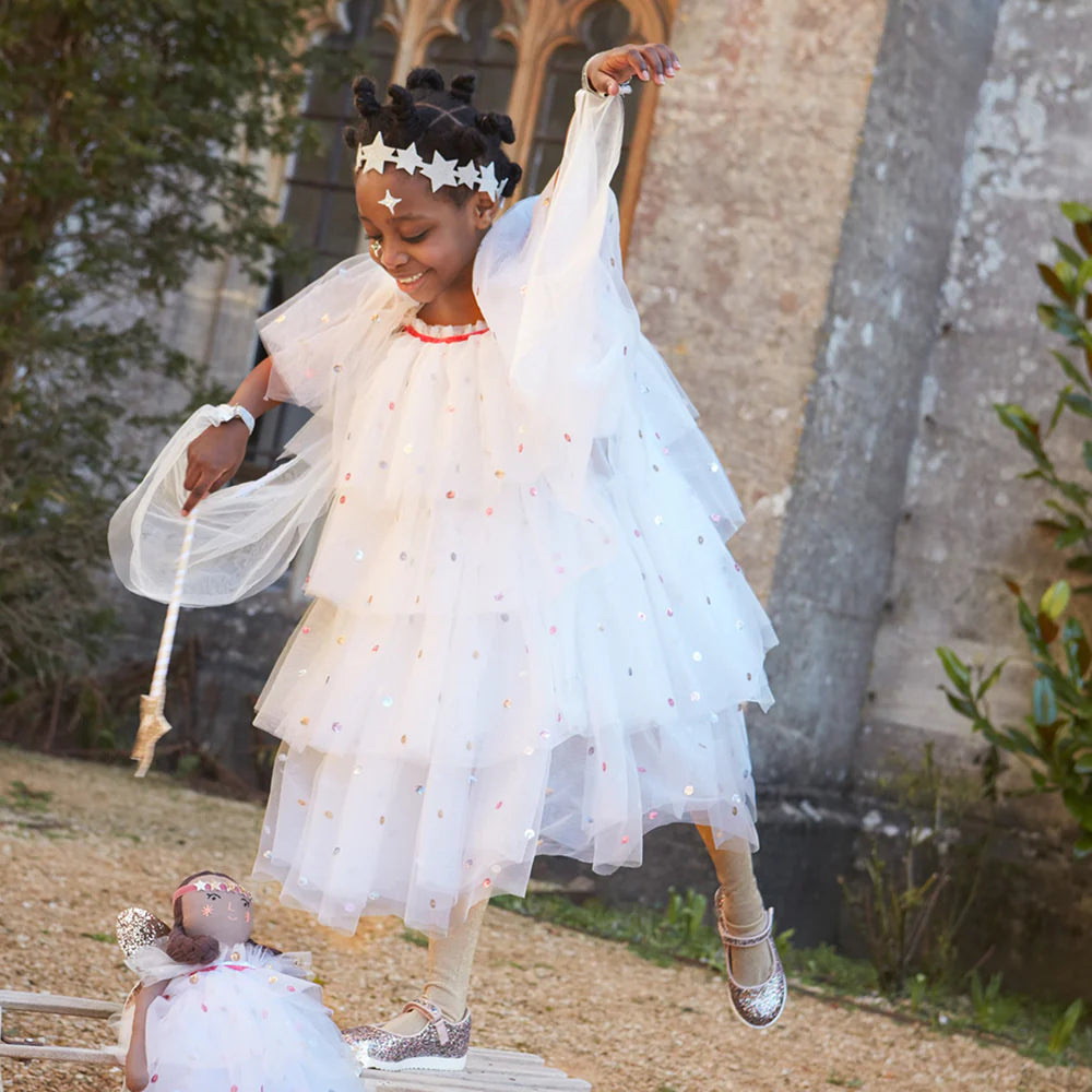 Sequin tulle angel costume by Meri Meri 3-4 years
