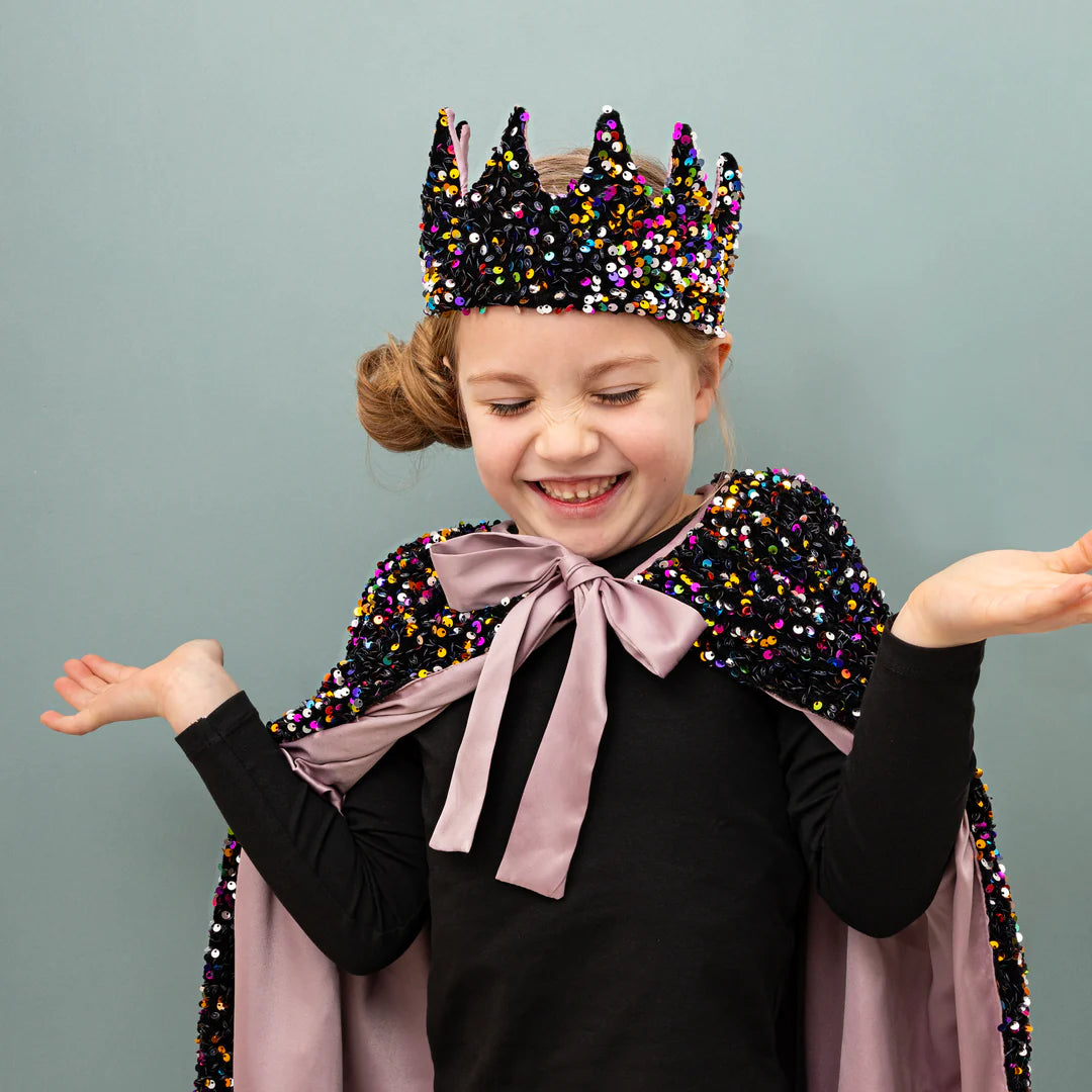 Rainbow Sequin Dazzle Crown by MiMi and Lula