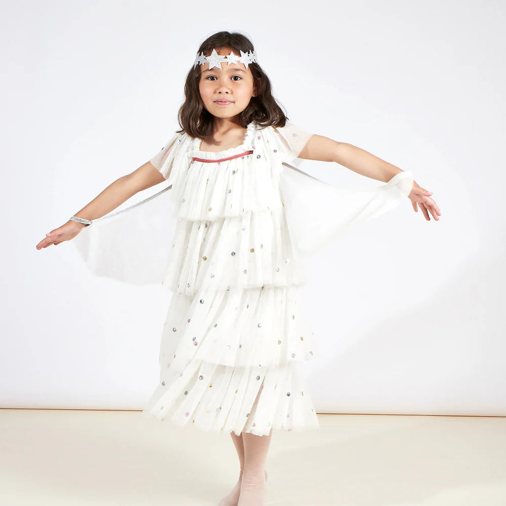 Sequin tulle angel costume by Meri Meri 3-4 years