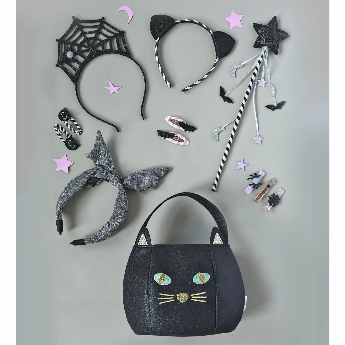 Black Cat Bucket Bag by Rockahula Kids
