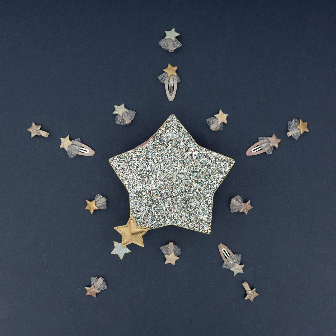 Sparkly glitter star bag by Mimi and Lula
