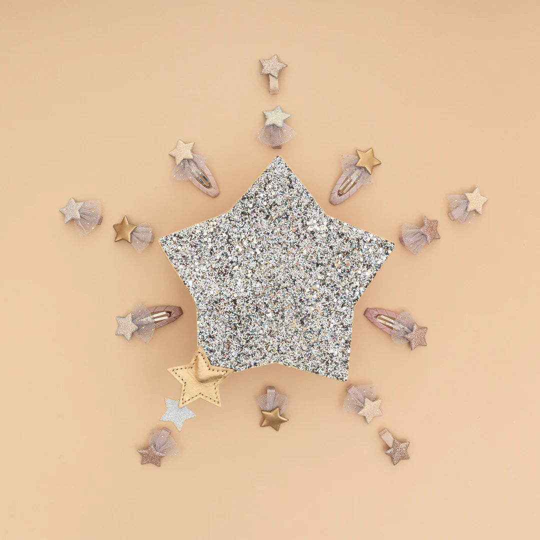 Sparkly glitter star bag by Mimi and Lula