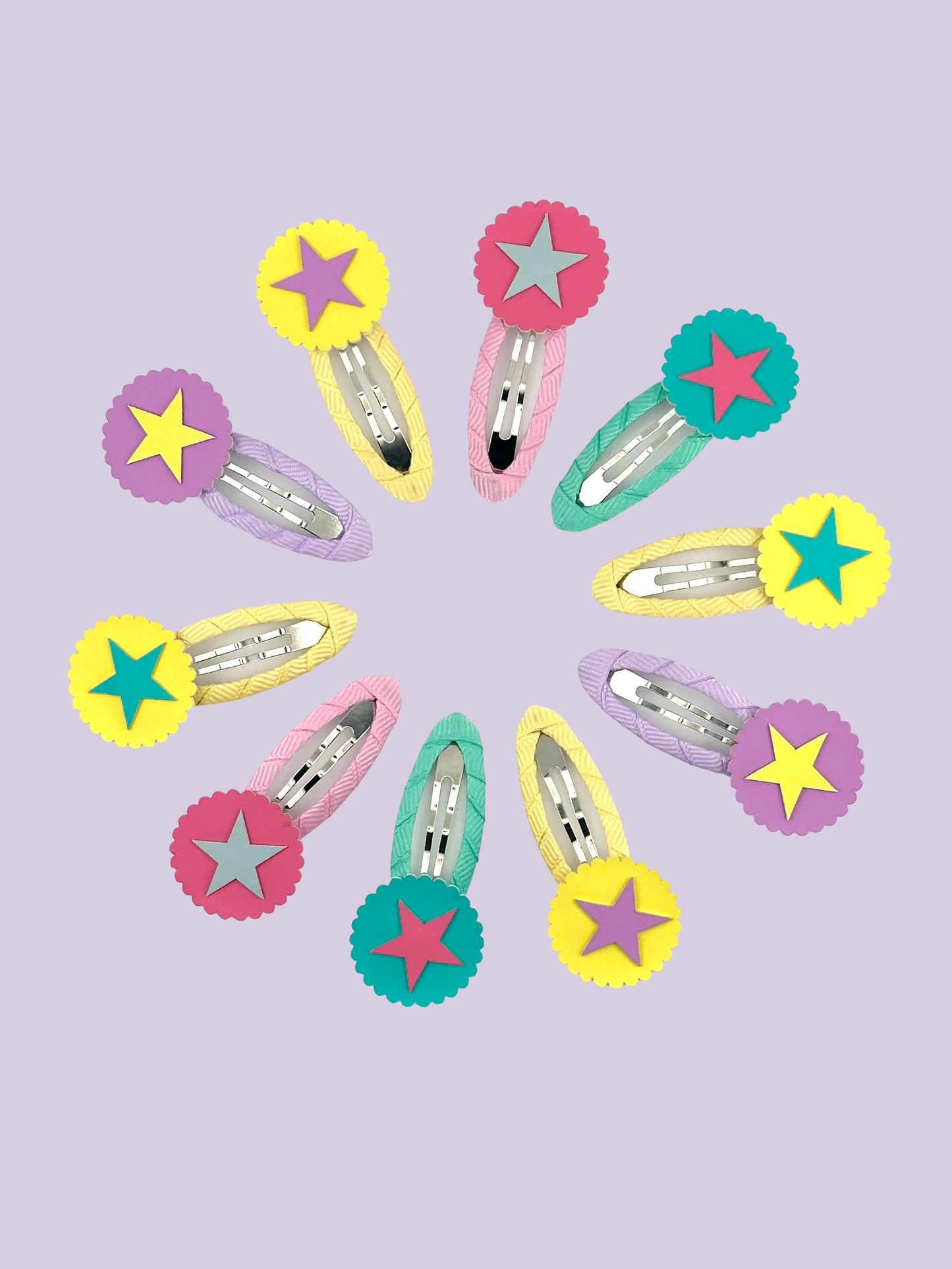 Purple Star Click Clacks By Bluebell