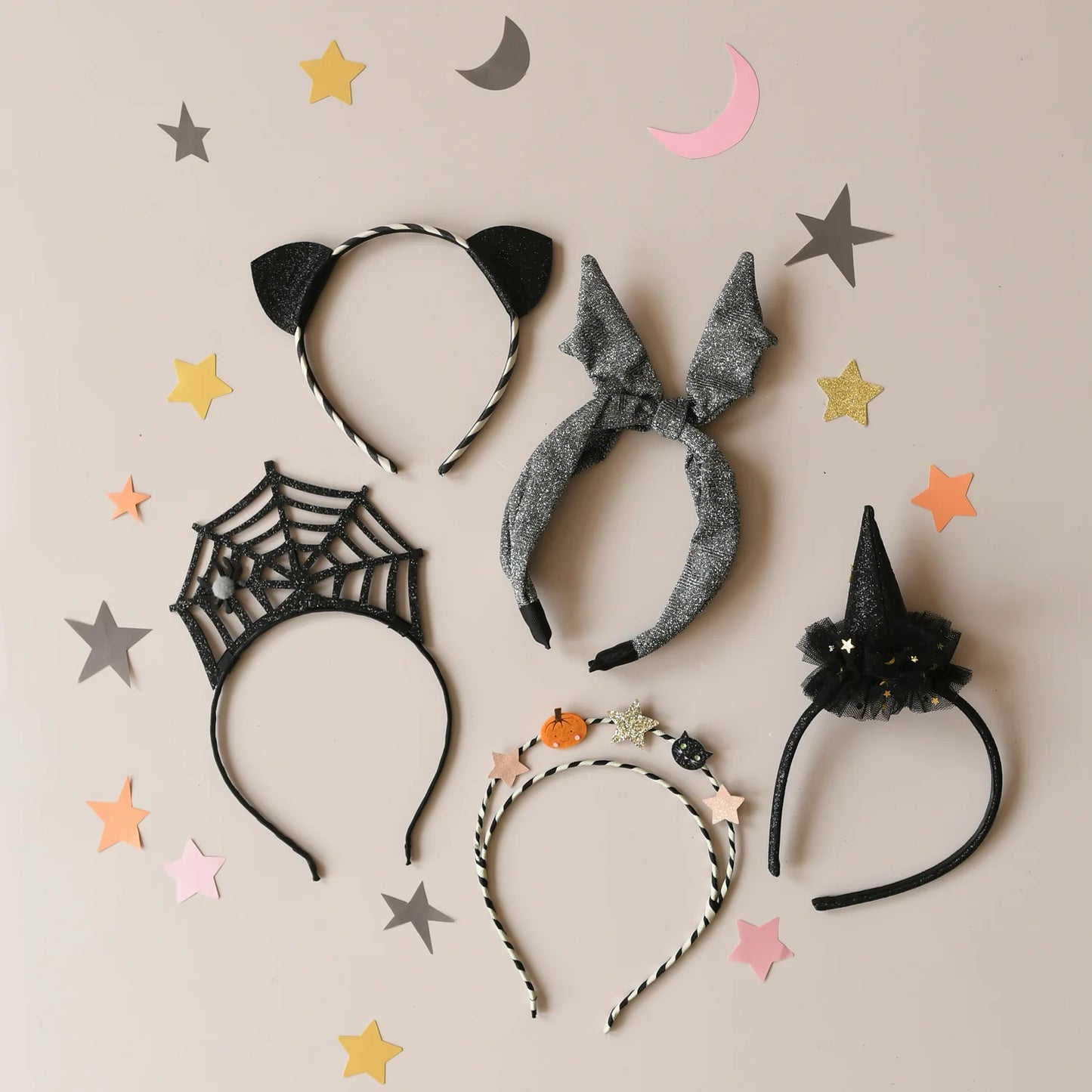 Shimmer Bat Tie Halloween Headband by Rockahula Kids