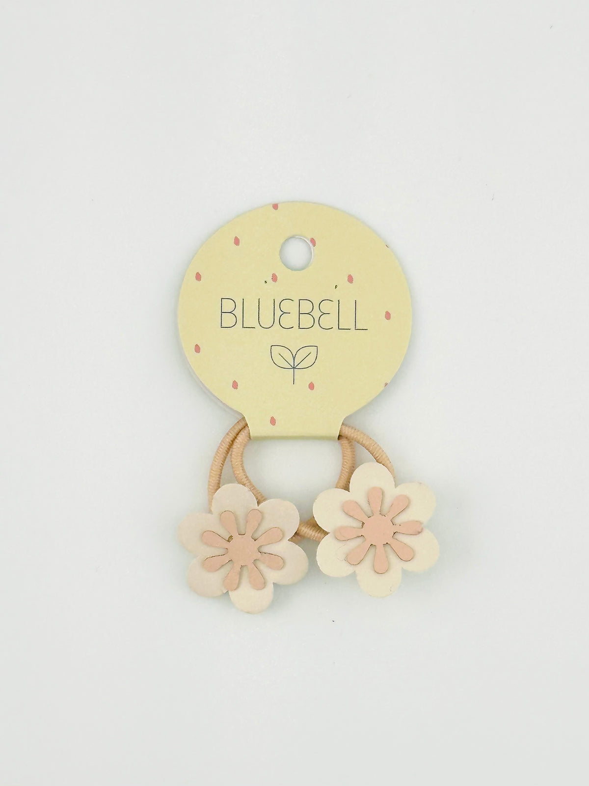 Flower hair tie pearl peach by Bluebell