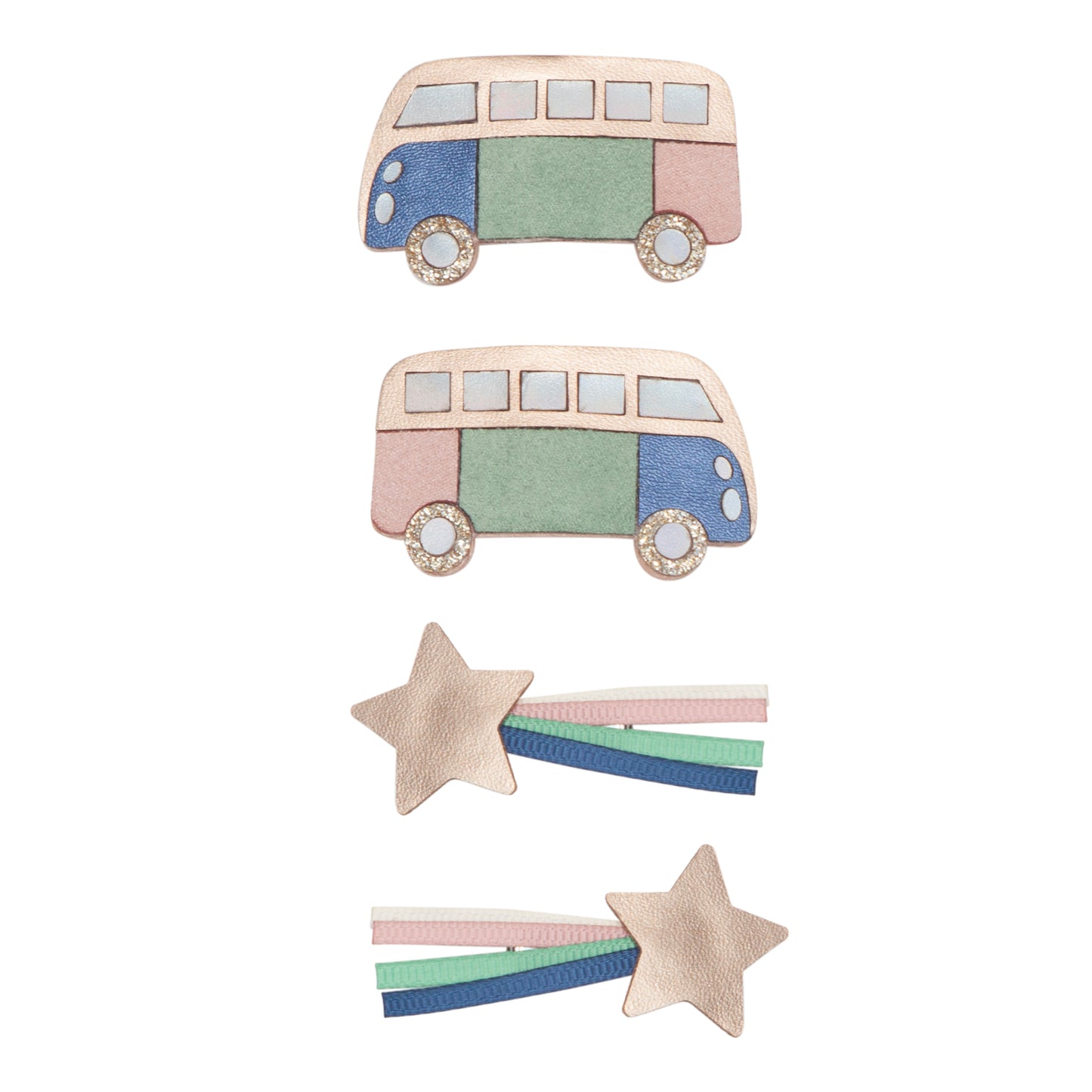 Mimi & Lula Campervan and Shooting Star, Hair Clip Pack