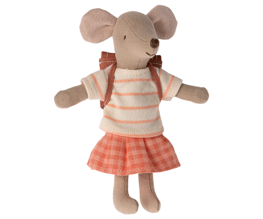 Tricycle mouse, Big sister - Coral - by Maileg