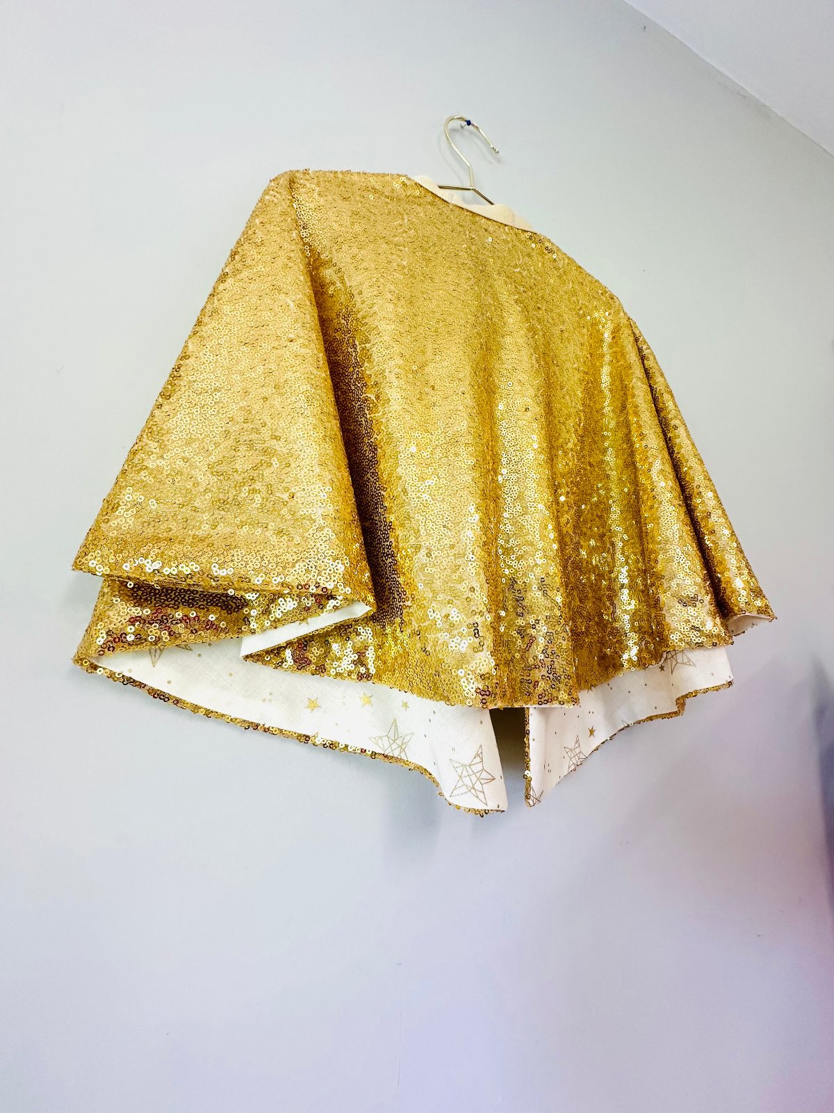 Bluebell Gold Sequin Cape