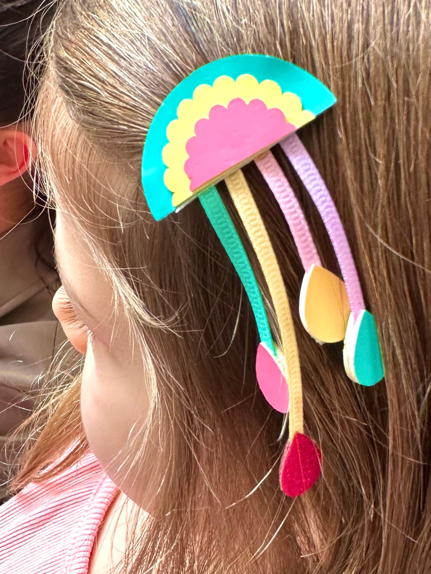 Rainbow Raindrop Clips by Bluebell