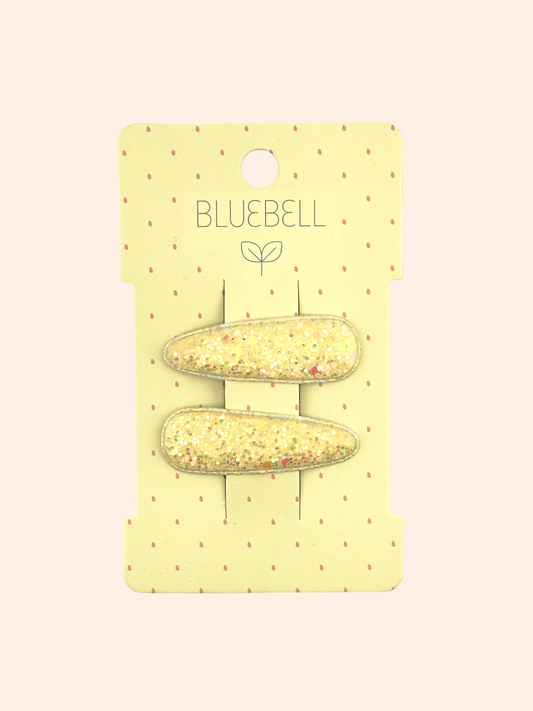 Cream Glitter Click Clacks