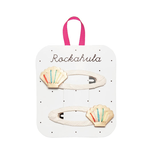 Rainbow Shell Clips