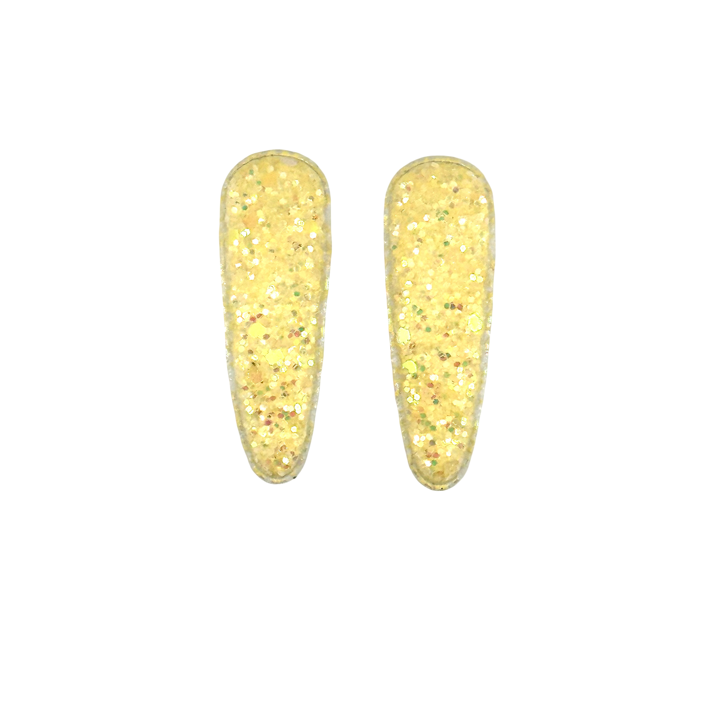 Cream Glitter Click Clacks