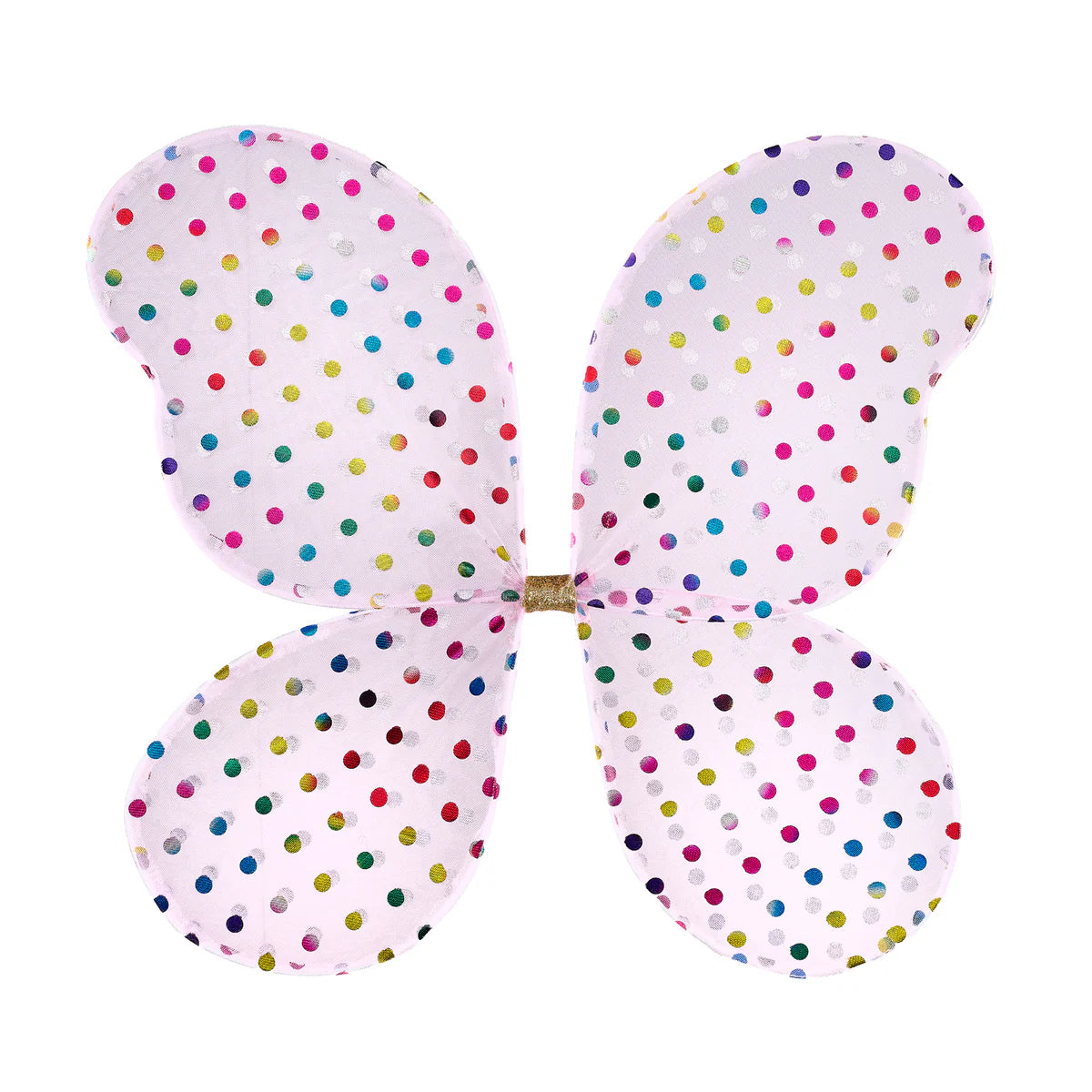 Rainbow spotty fairy wings by Rockahula