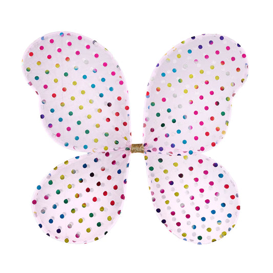 Rainbow spotty fairy wings by Rockahula