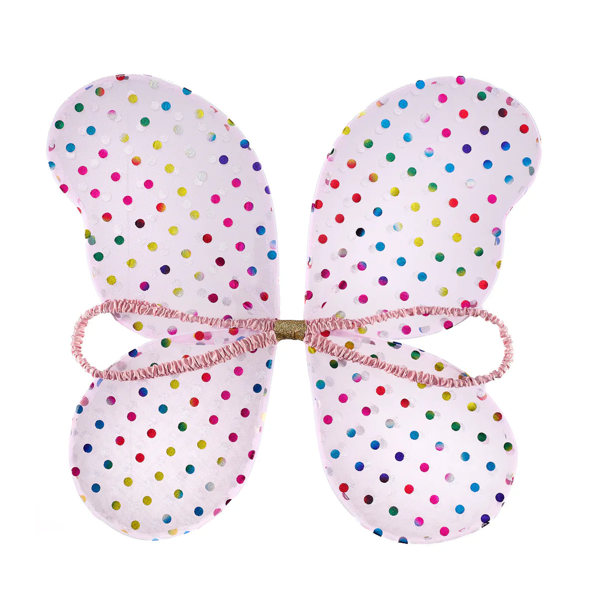 Rainbow spotty fairy wings by Rockahula