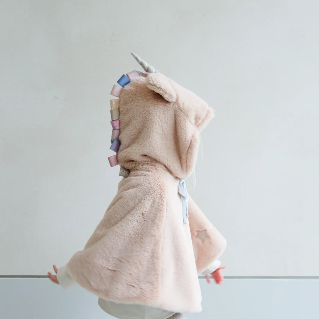 Unicorn fluffy cape by Mimi and Lula