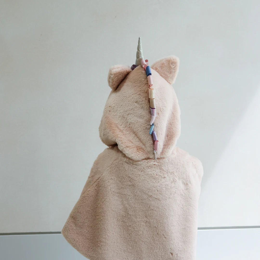 Unicorn fluffy cape by Mimi and Lula
