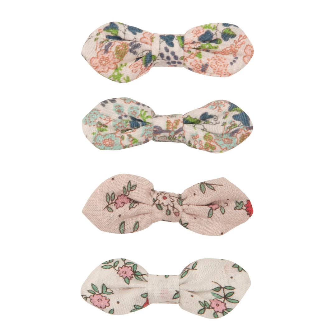 Flora bow clips by Mimi and Lula