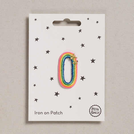 Petra Boase Iron On Rainbow Number Patches