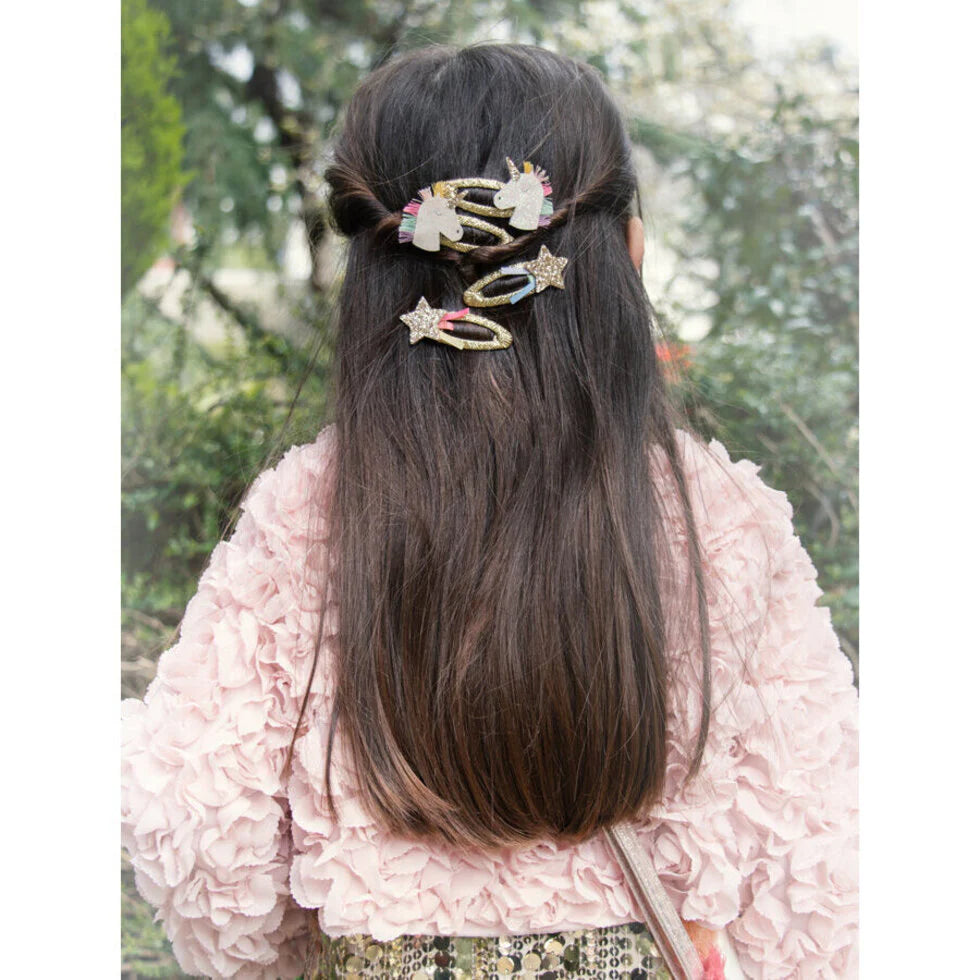 Rainbow Unicorn Hair Clips, Rockahula Kids