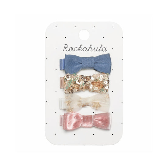 Enchanted Mini Bow Clip Set by Rockahula Kids