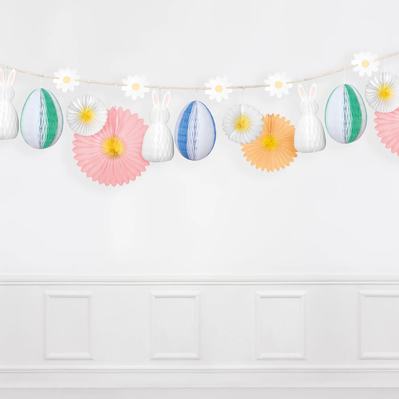 Meri Meri Honeycomb Bunny Party Garland