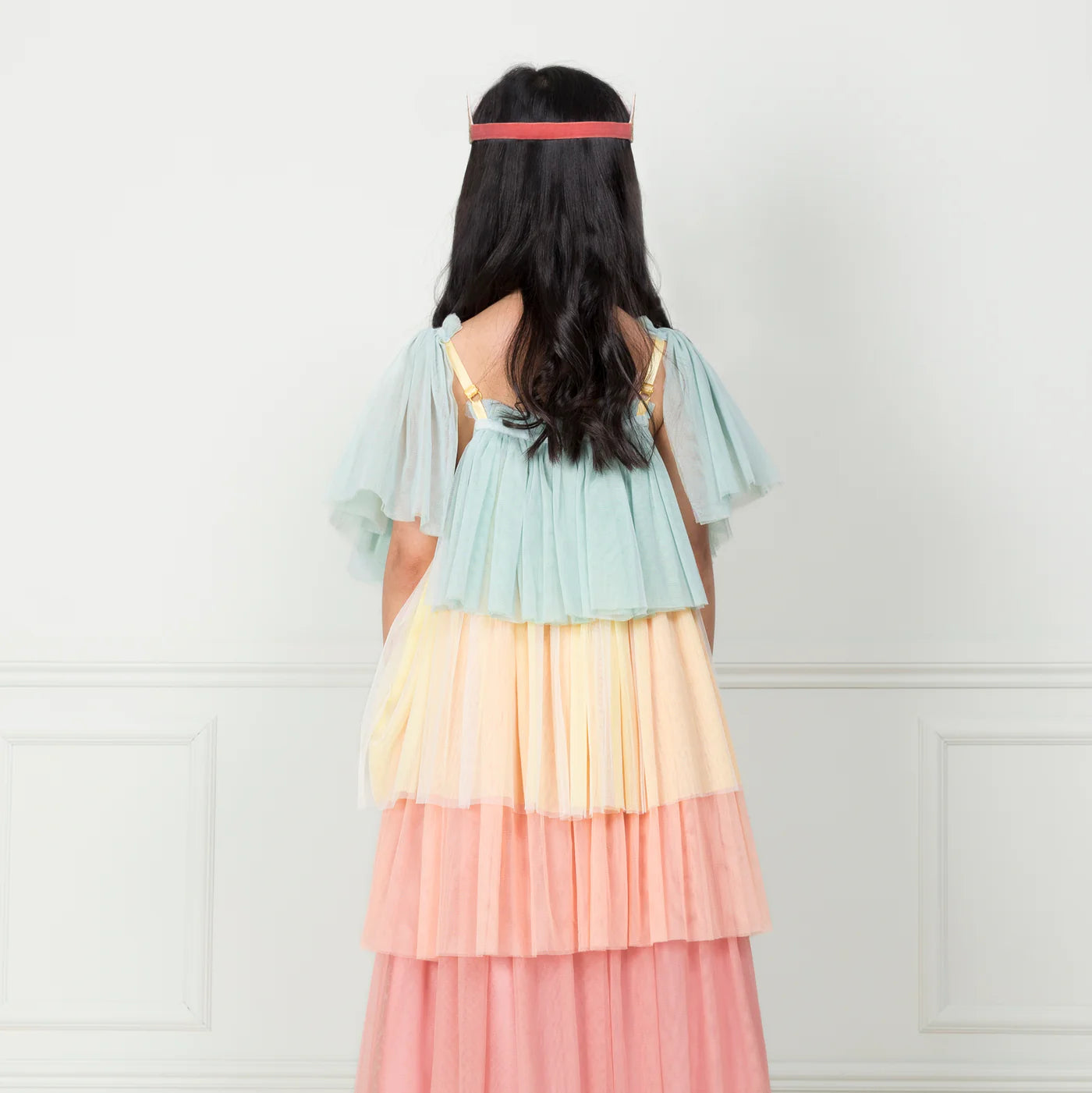 Meri Meri Rainbow Ruffle Princess Costume