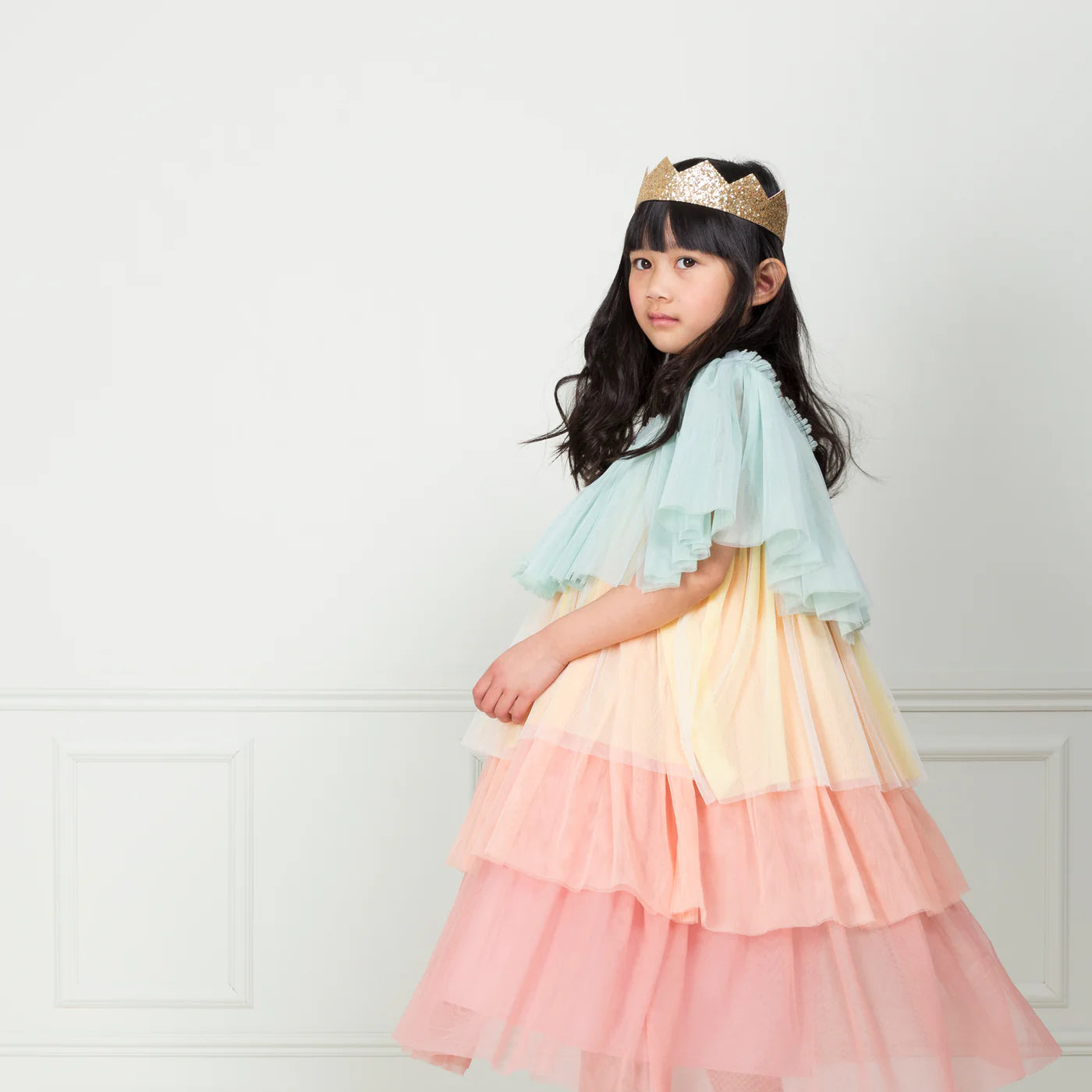 Meri Meri Rainbow Ruffle Princess Costume