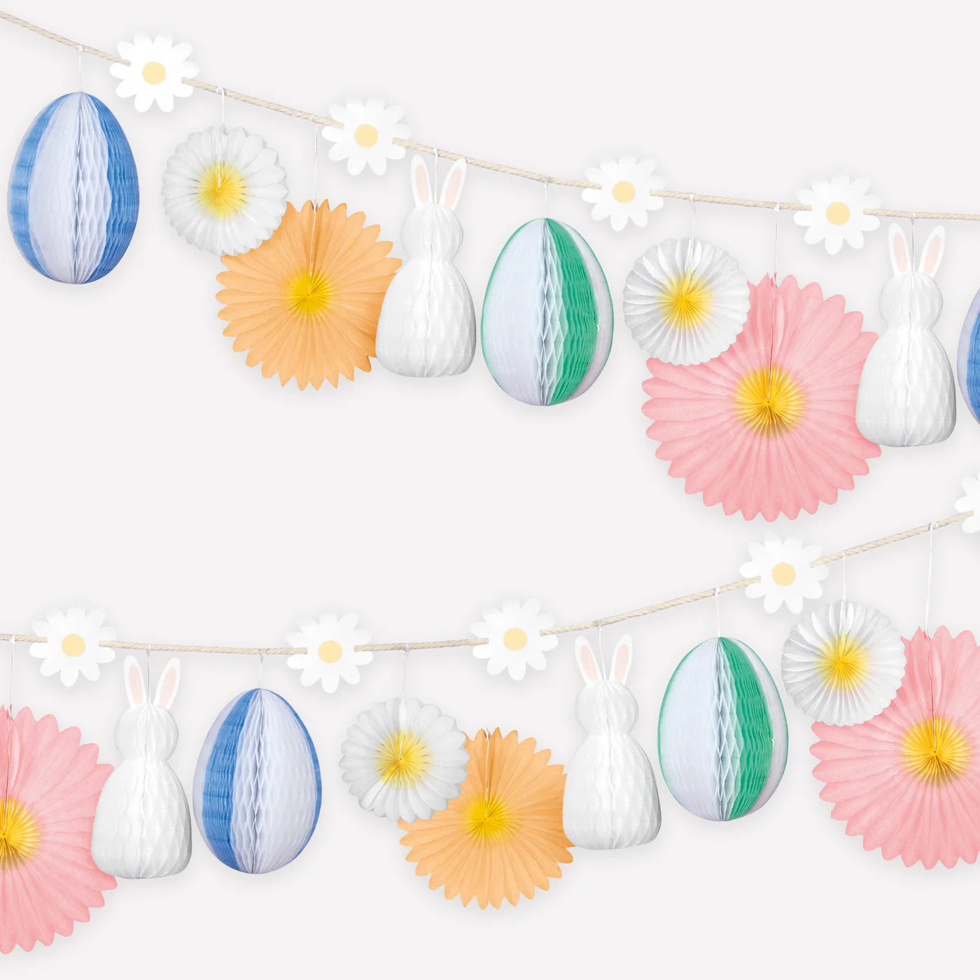 Meri Meri Honeycomb Bunny Party Garland